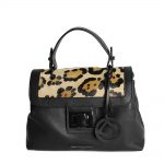 Dellaconte Leopardo Maro cu Negru si accesorii guncolor (culoare 52) 3007-52